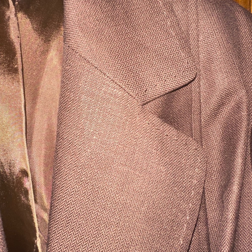Silhouette Brown Belted Blazer Jacket - Picture 4 of 6
